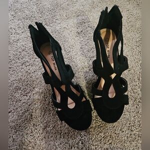 Top Moda Black Wedges